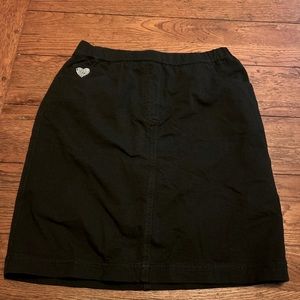 Black Jean Quaker Factory Skirt